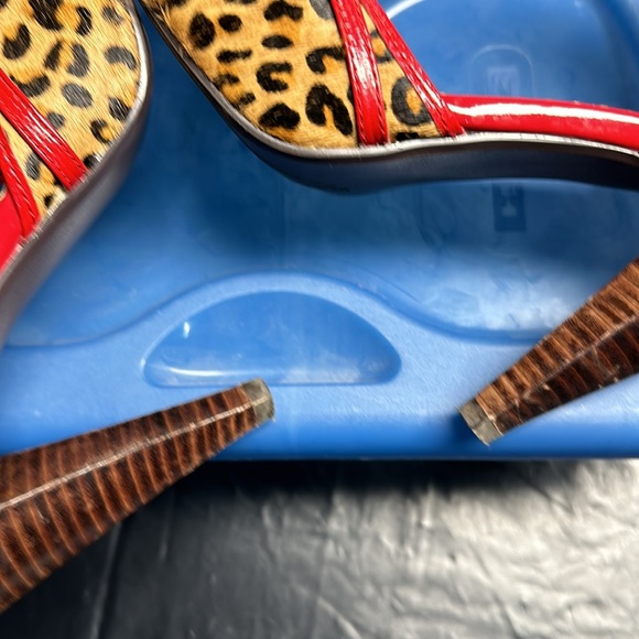 Naughty Monkey Women's Chutes and Ladders 2 Open Toe Pump - Picture 8 of 10